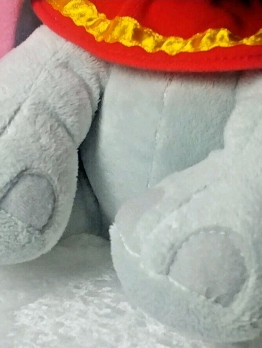 Disney Plush Dumbo the Flying Elephant Kohls Cares Stuffed Animal Toy 12" 2014 - Picture 9 of 10
